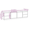 Weißes TV-Lowboard Dinel 176x37x47,5cm (Kiefer)