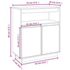 Kommode Montrell 70x34x80cm (Kiefer)
