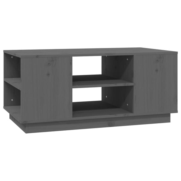 Grauer Couchtisch Pantilimona 90x49x40,5 cm (Kiefer)