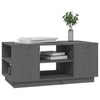 Grauer Couchtisch Pantilimona 90x49x40,5 cm (Kiefer)