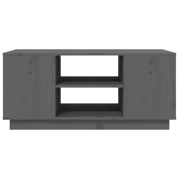 Grauer Couchtisch Pantilimona 90x49x40,5 cm (Kiefer)