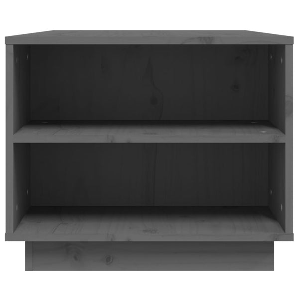 Grauer Couchtisch Pantilimona 90x49x40,5 cm (Kiefer)