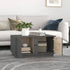 Grauer Couchtisch Rafia 80x50x40cm (Kiefer)