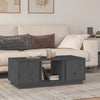 Grauer Couchtisch Egidiu 110x50x40cm (Kiefer)