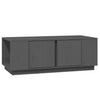 Grauer Couchtisch Zipora 110x50x40cm (Kiefer)