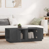 Grauer Couchtisch Zipora 110x50x40cm (Kiefer)