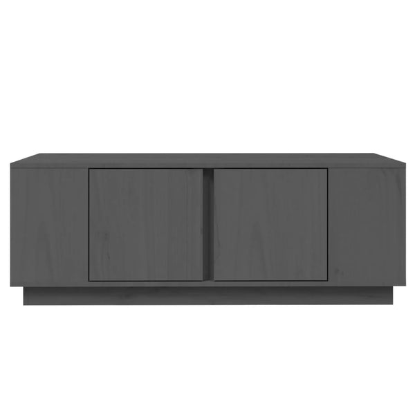 Grauer Couchtisch Zipora 110x50x40cm (Kiefer)