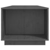 Grauer Couchtisch Zipora 110x50x40cm (Kiefer)