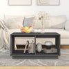 Grauer Couchtisch Jonatan 80x50x40cm (Kiefer)