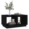 Schwarzer Couchtisch Jonatan 80x50x40cm (Kiefer)