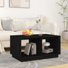 Schwarzer Couchtisch Jonatan 80x50x40cm (Kiefer)