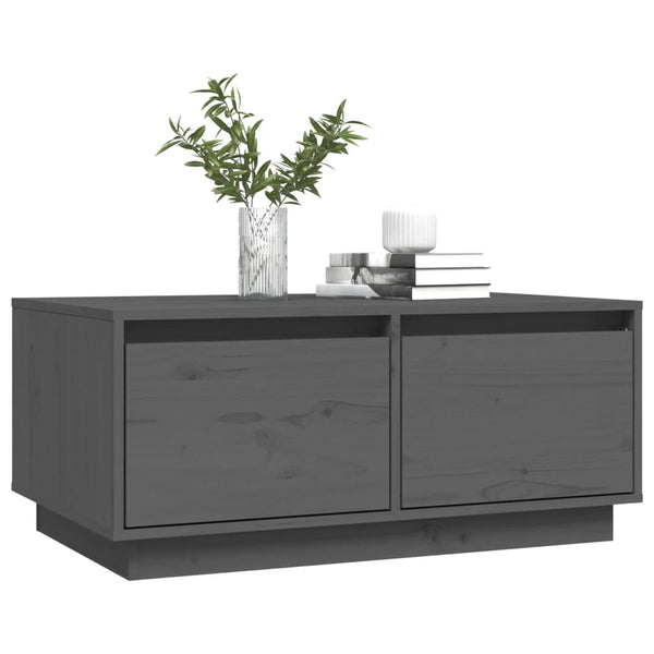 Grauer Couchtisch Menyhart 00x50x35cm (Kiefer)