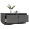 Grauer Couchtisch Menyhart 00x50x35cm (Kiefer)