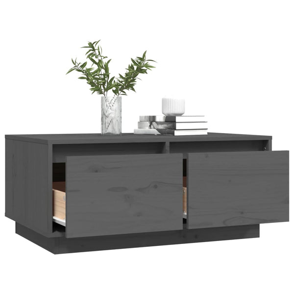 Grauer Couchtisch Menyhart 00x50x35cm (Kiefer)