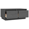 Grauer Couchtisch Menyhart 00x50x35cm (Kiefer)