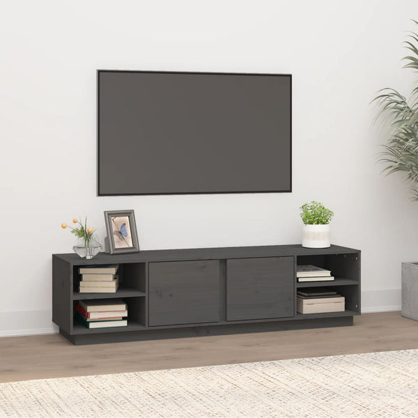 Graues TV-Möbel Inimioara 156x40x40cm (Kiefer)