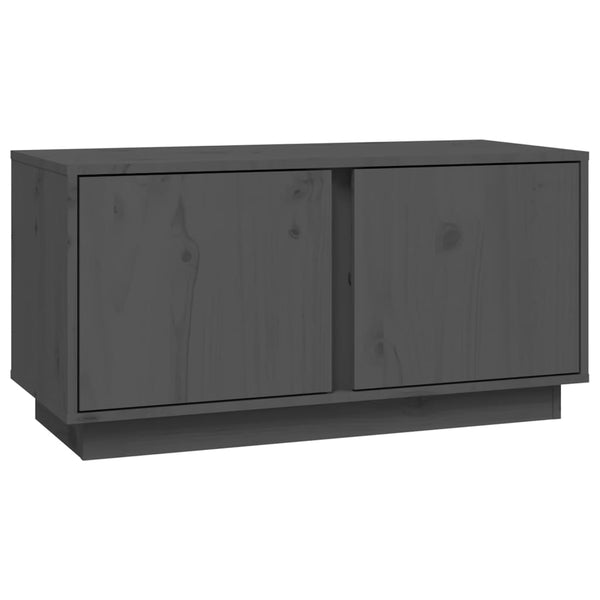 Graues TV-Möbel Othel 80x35x40,5cm (Kiefer)