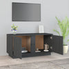 Graues TV-Möbel Othel 80x35x40,5cm (Kiefer)