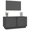 Graues TV-Möbel Othel 80x35x40,5cm (Kiefer)