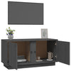 Graues TV-Möbel Othel 80x35x40,5cm (Kiefer)