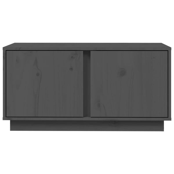 Graues TV-Möbel Othel 80x35x40,5cm (Kiefer)