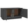 Graues TV-Möbel Othel 80x35x40,5cm (Kiefer)
