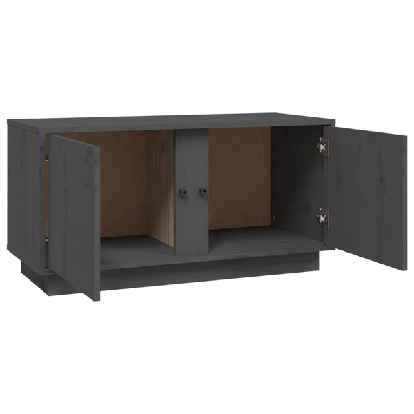 Graues TV-Möbel Othel 80x35x40,5cm (Kiefer)