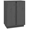 Graues Sideboard Sira 60x35x80cm (Kiefer)