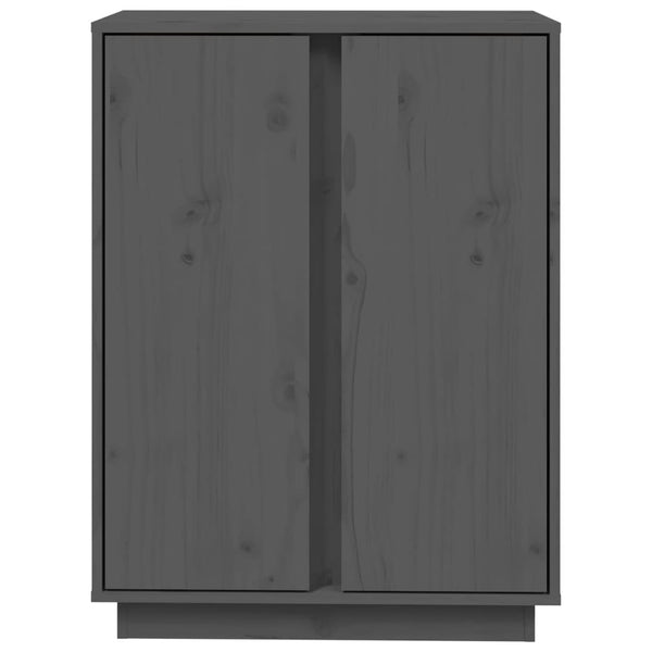 Graues Sideboard Sira 60x35x80cm (Kiefer)