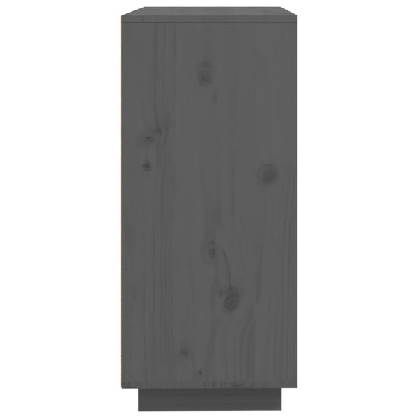 Graues Sideboard Sira 60x35x80cm (Kiefer)