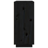 Schwarze Kommode Sira 60x35x80cm (Kiefer)