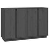 Graues Sideboard Miltiede 120x35x80cm (Kiefer)