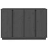 Graues Sideboard Miltiede 120x35x80cm (Kiefer)