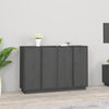 Graues Sideboard Miltiede 120x35x80cm (Kiefer)