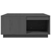 Grauer Couchtisch Fintinaru 80x81x36,5cm (Kiefer)