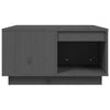 Grauer Couchtisch Fintinaru 60x61x32,5cm (Kiefer)