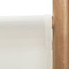 Raumteiler Kirita 200cm faltbar (Bambus und Stoff, 5 Paneele)