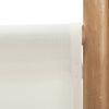 240cm faltbarer Raumteiler Kirita (6 Paneele aus Bambus und Stoff)