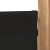 Kirita faltbarer Raumteiler 160 cm (Bambus und Stoff, 4 Segmente)