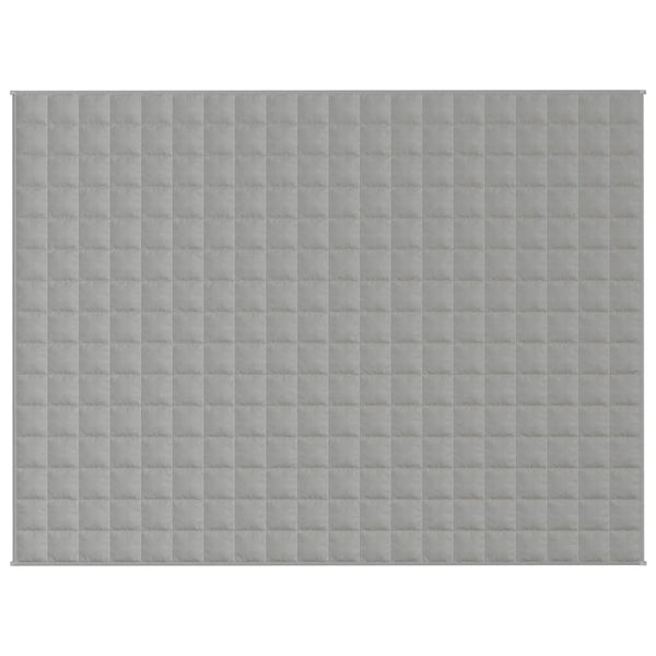Hellgraue Gewichtsdecke Ghenadie 150x200cm (7 kg)