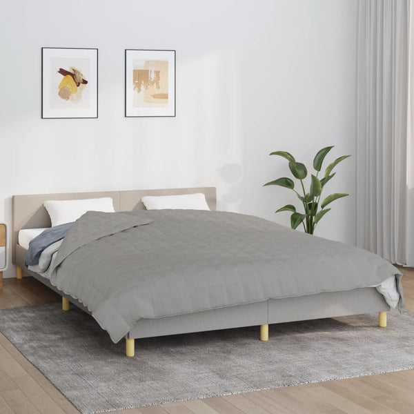 Vaaleanharmaa painopeitto Ghenadie 200x200cm (9 kg)