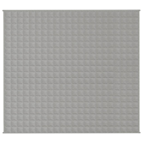 Graue Gewichtsdecke Ghenadie 200x225cm (13 kg Stoff)