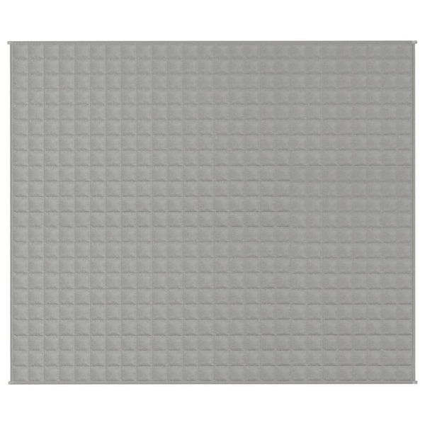 Hellgraue Gewichtsdecke Ghenadie 220x260cm (15 kg)