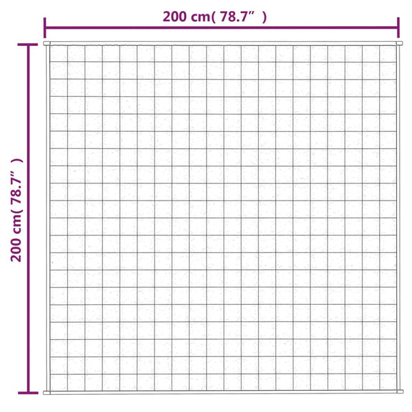 Sininen painopeitto Ghenadie 200x200cm (9 kg)