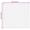 Blaue Gewichtsdecke Ghenadie 220x235cm (11 kg)