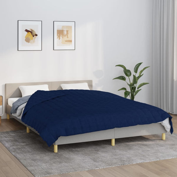 Blaue Therapiedecke Ghenadie 220x235cm (15 kg)