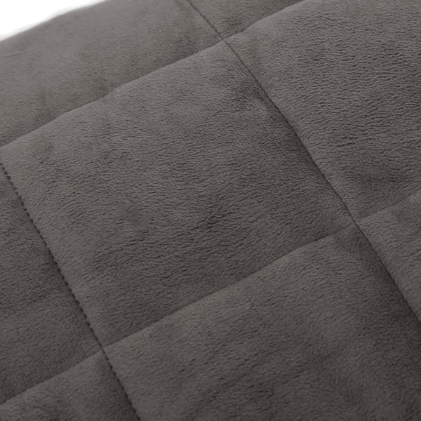 Graue Gewichtsdecke Jinar 155x220cm (11 kg)