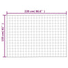 Graue Gewichtsdecke Jinar 155x220cm (11 kg)
