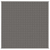 Graue Gewichtsdecke Jinar 200x200cm (13 kg)