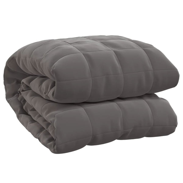 Graue Gewichtsdecke Jinar 200x225cm (9 kg)